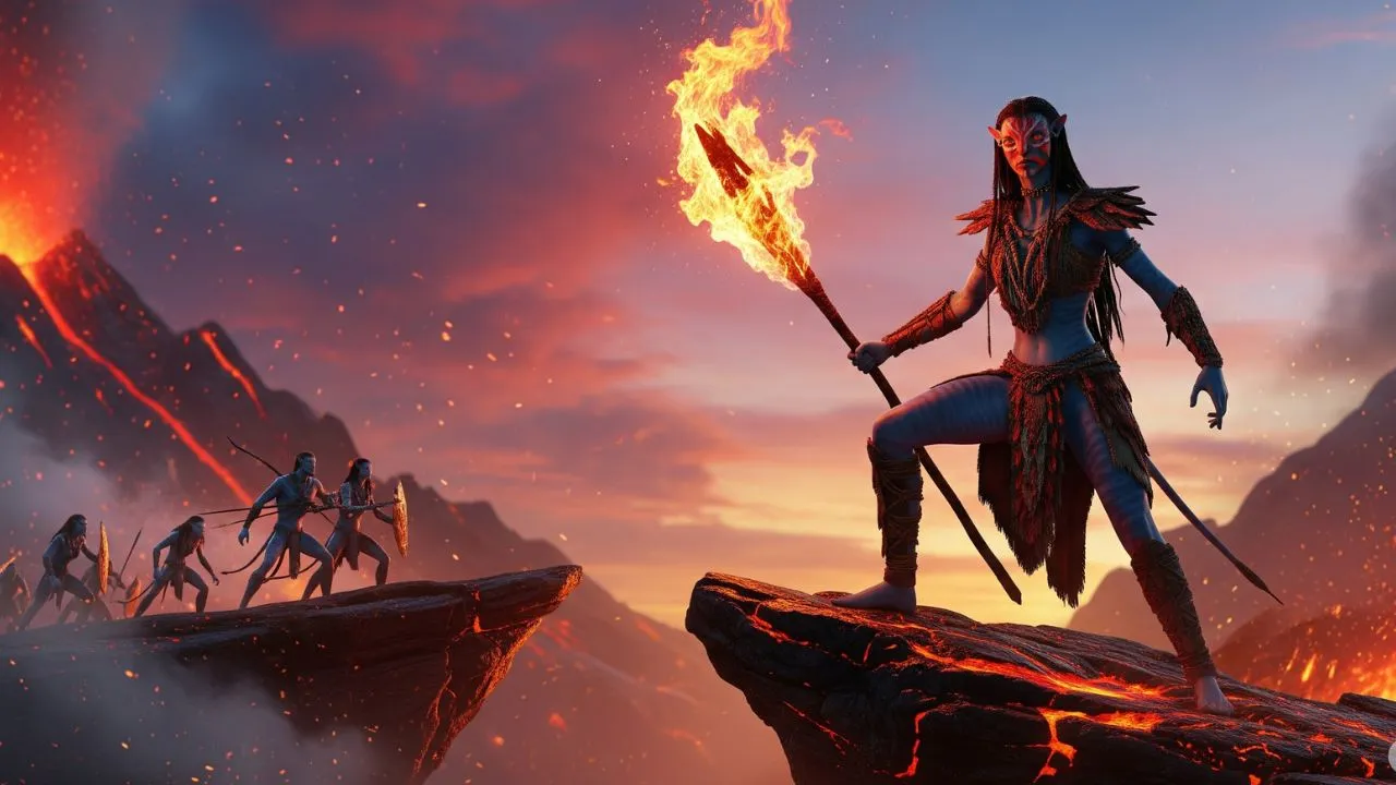 Varang and Ash People in Avatar 3 trailer - Fire and Ash 2025