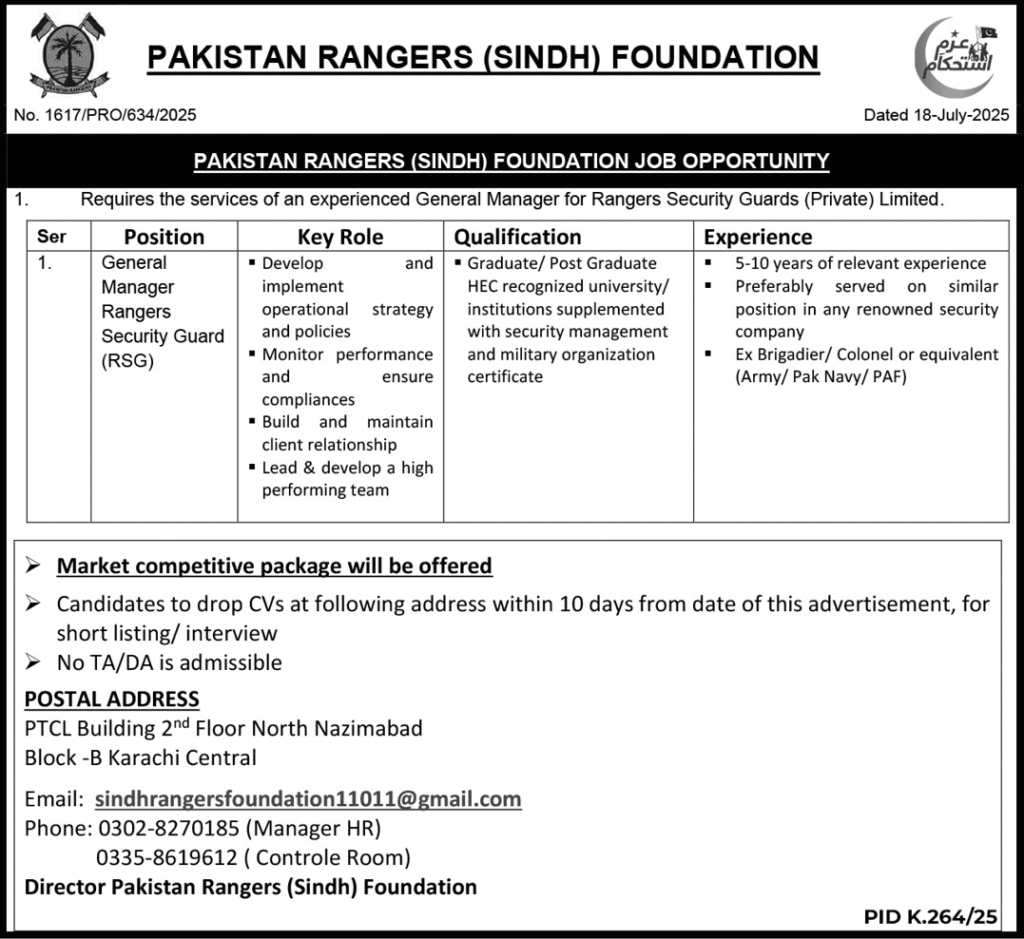 Pakistan Rangers Job Vacancies 1 image 7