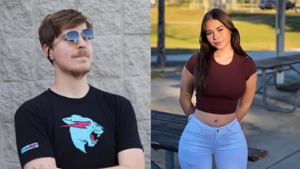 Mr Beast and Sophie Rain