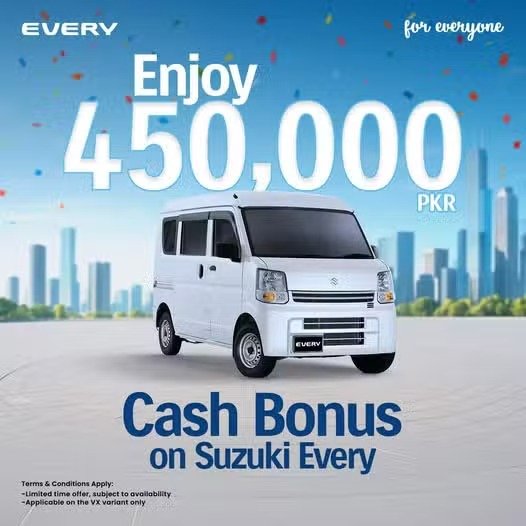 Suzuki Every VX Gets Cash Bonus for Limited Time 5 Suzuki Every