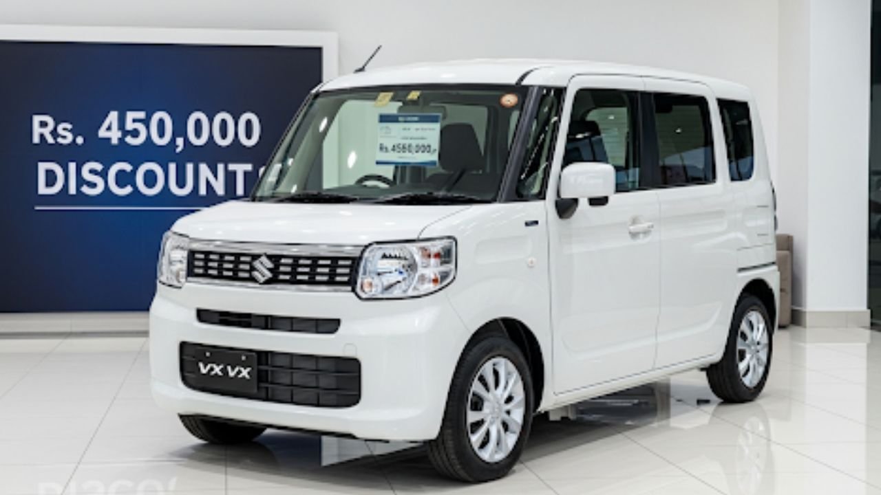 Suzuki Every VX minivan in Pakistan showroom with Rs. 450,000 discount offer