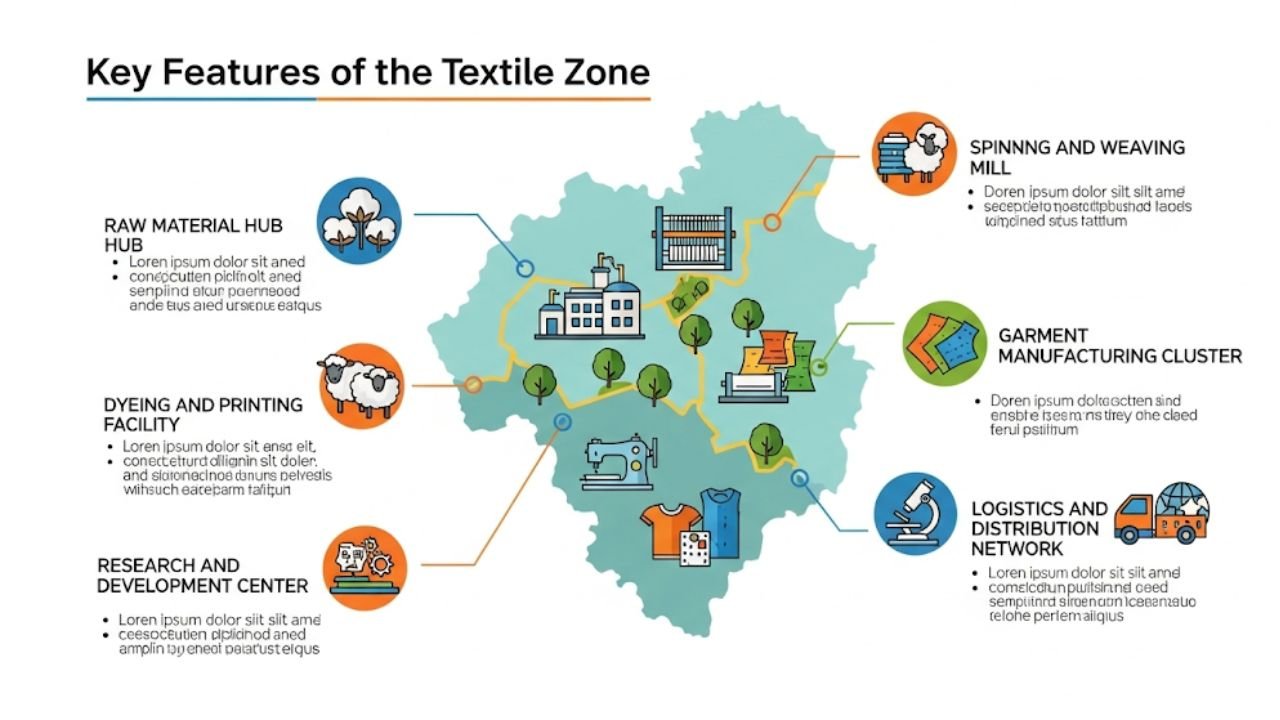 key features of the texttile zone