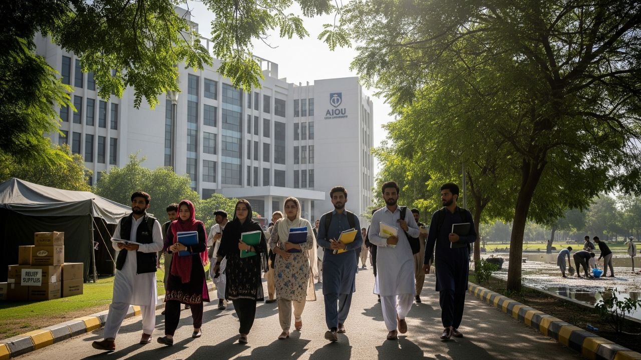 AIOU Launches Flood Relief Package for Students