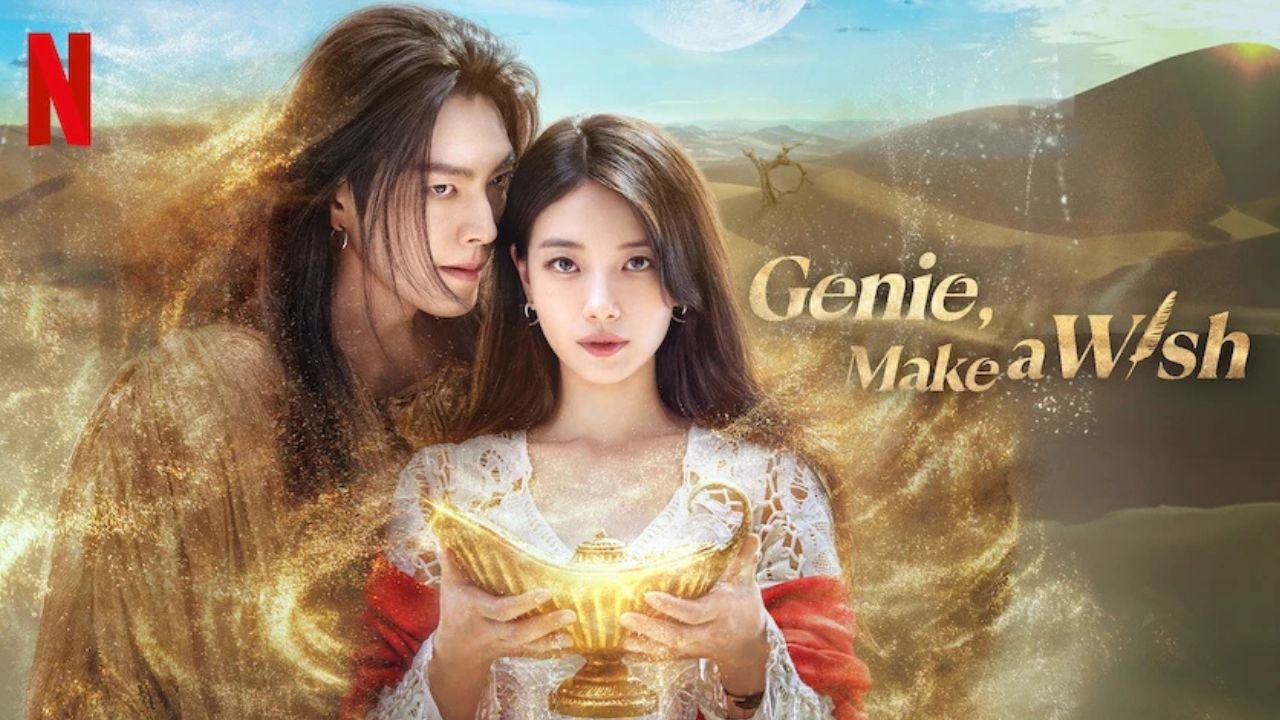 Netflix fantasy romance K-drama Genie, Make a Wish starring Suzy and Kim Woo-bin, releasing October 3, 2025.